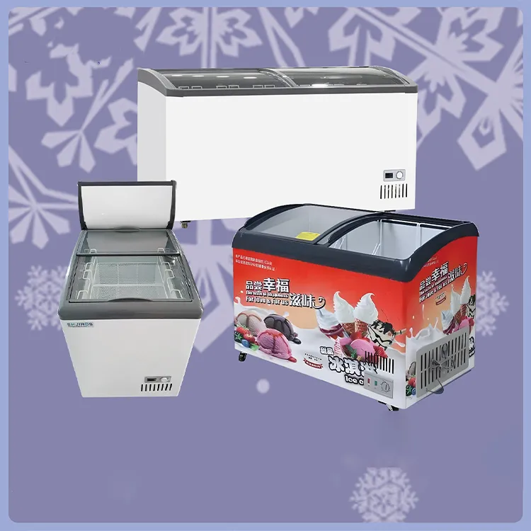 Commercial Refrigerated Ice Cream Cabinet