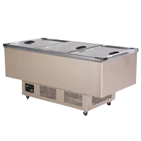 SLS-PD1200 Commercial dual temperature island cabinet
