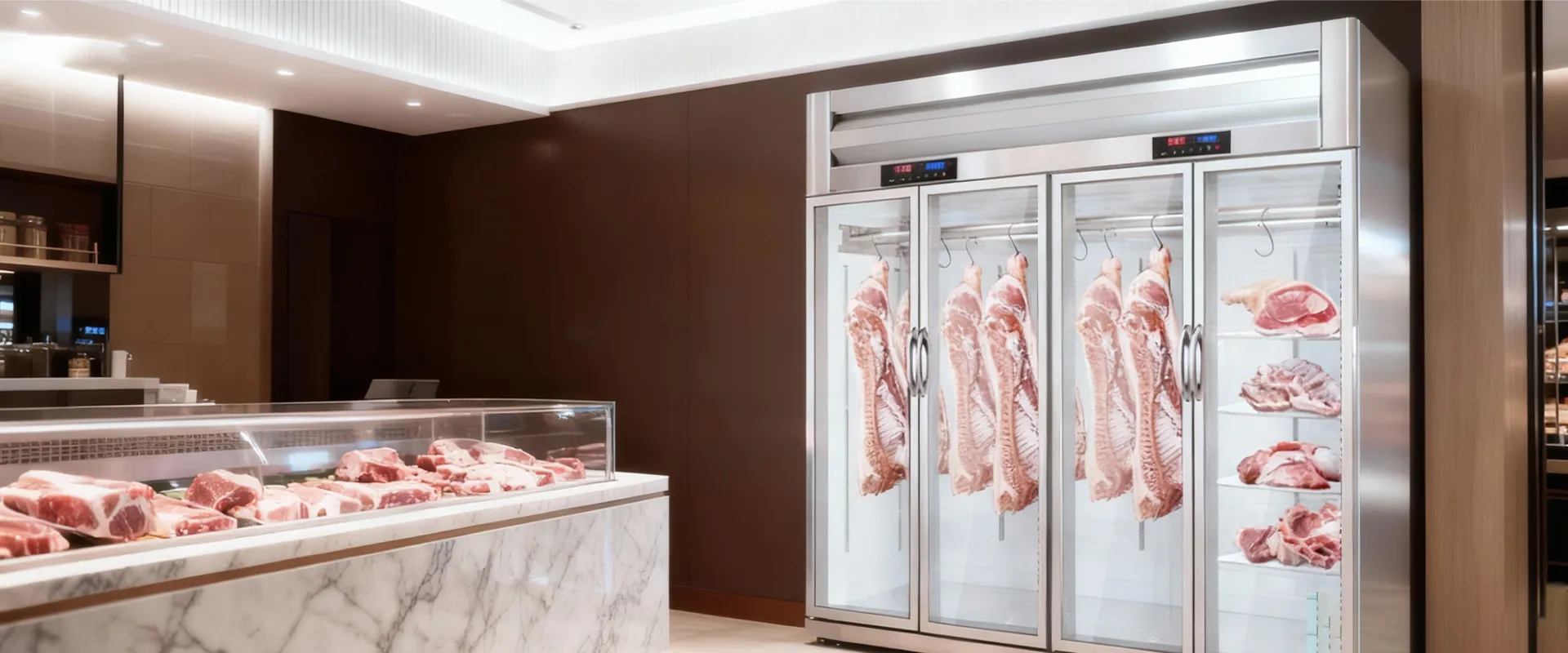 meat hanging cabinets