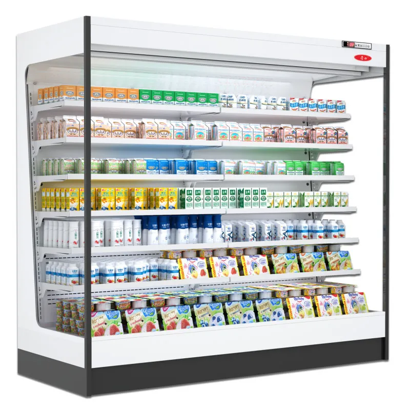 integrated air curtain cabinet