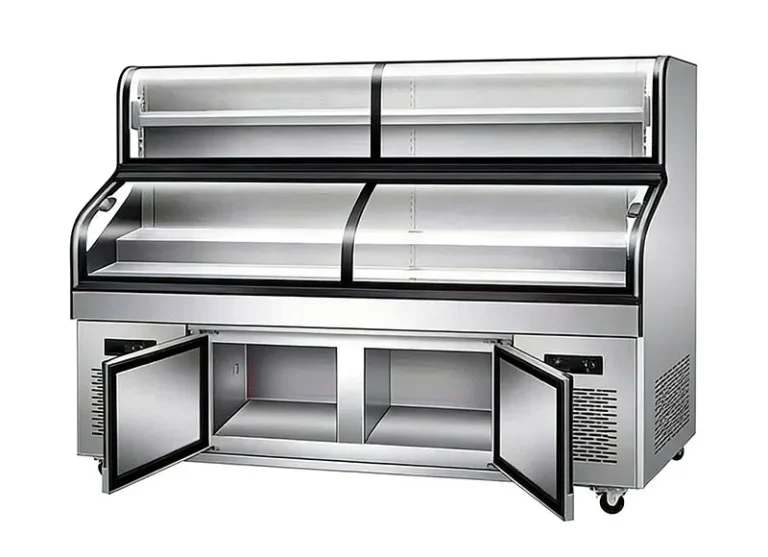 Commercial Three-Temperature Ladder Ordering Cabinet: A Display Cabinet for Barbecue and Food Display