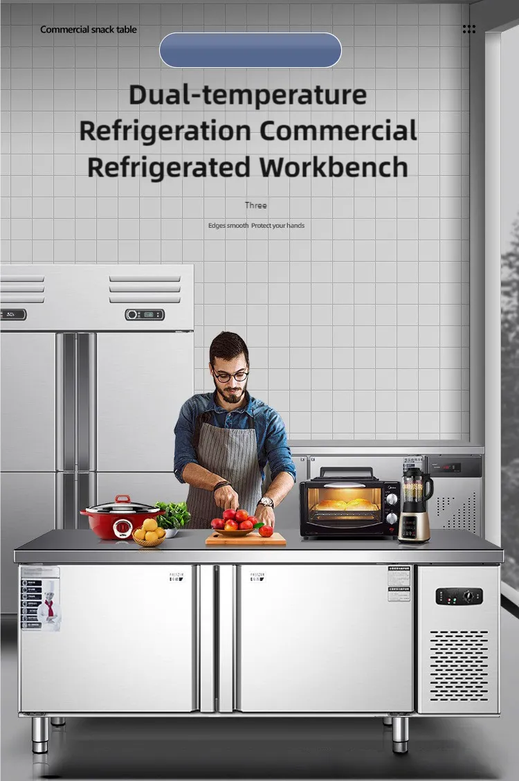 air-cooled refrigerated workbench