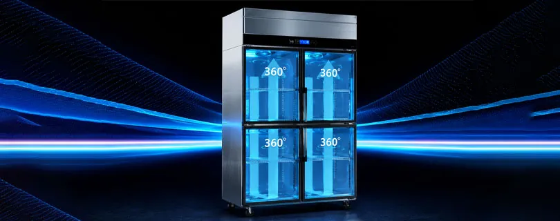 Tecnologia de arrefecimento 360° sem gelo